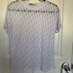 Sold-DD Print Sheer Top